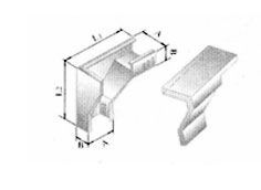 XQJ - LPC - 05 - c type aluminum alloy perpendicular to the upper left corner